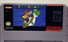 Super Mario World Game Cartridge for Nintendo SNES-Tested