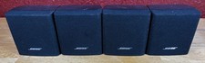 BOSE Set 4 Single Cube Acoustimass Lifestyle Satellite Surround Speakers Black