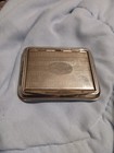 Antique Silver Plated Cigarette Case Made In Germany