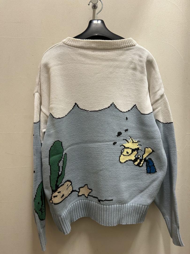 Vintage Peanuts Mens L 80S 90S Snoopy Knit Sweater Xl Classic