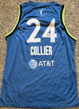 NAPHEESA COLLIER Signed Authentic Nike Minnesota Lynx WNBA Jersey (JSA)