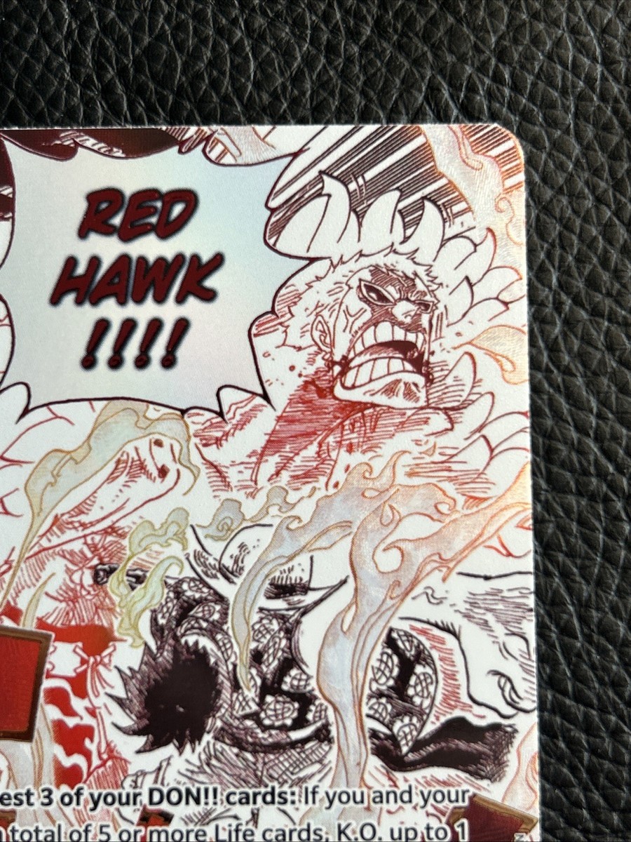 One Piece Gum Gum Fire Fist Pistol Red Hawk OP11-114 Alt Art | eBay