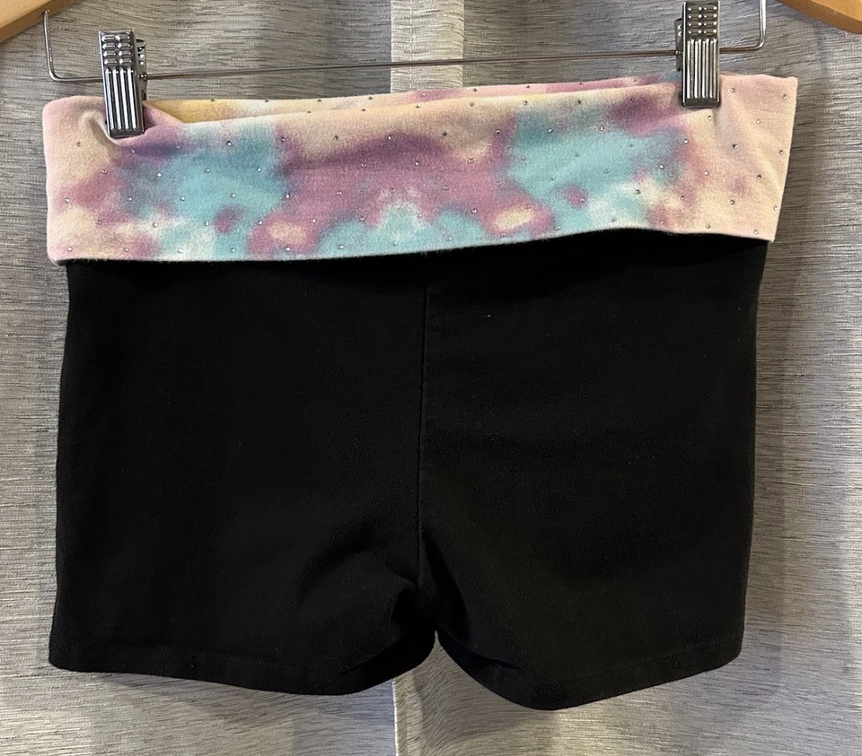 VS ROSA VINTAGE Y2K PLIEGUE YOGA BOTÍN S Bling Tie Dye 2013 Difícil de encontrar RARO Foto 3 de 4