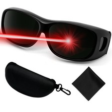 Laser Safety Glasses Wrap-around Safety Welding Lens Anti-scratch Safety Glas...
