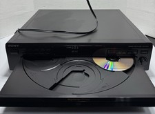 Sony CDP-CE415 5 Disc Changer CD Player Tested Working Condition No Remote