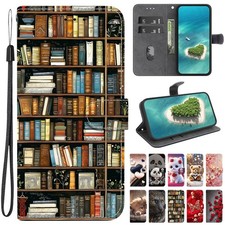 For Google Pixel 10 Pro XL 9 Pro 9A 8A 7A Leather Pattern Case Wallet Flip Cover