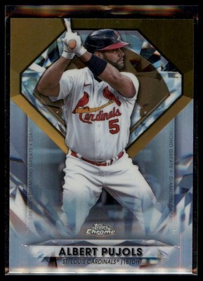 2022 Topps Chrome Update #DGC-36 Albert Pujols Diamond Greats Die Cuts
