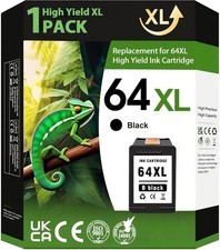 64XL Black Ink Cartridge for HP 64 Ink Cartridge HP64 HP64XL Work with 7855 7858