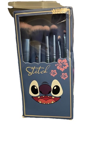 Disney Stitch Cosmetic Brush Set NEW In Box 6 Brushes - Picture 2 of 10