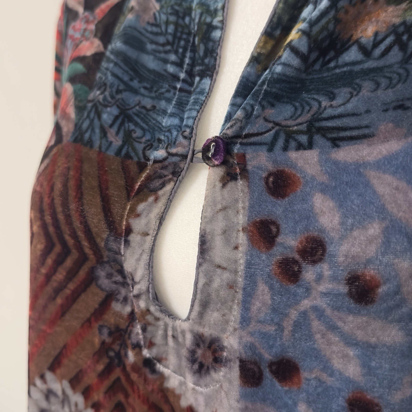 JOHNNY WAS Velvet Grace Patchwork Boho Blouse Tun… - image 9