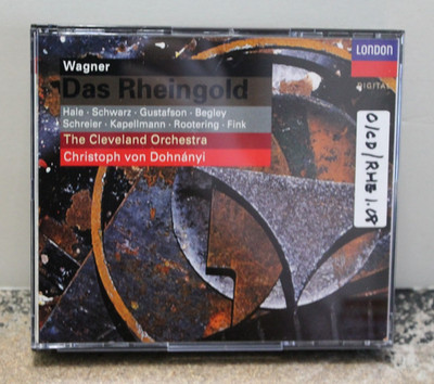 Wagner, Das Rheingold, Cleveland Orchestra (2 CD) Christoph von Dohnanyi