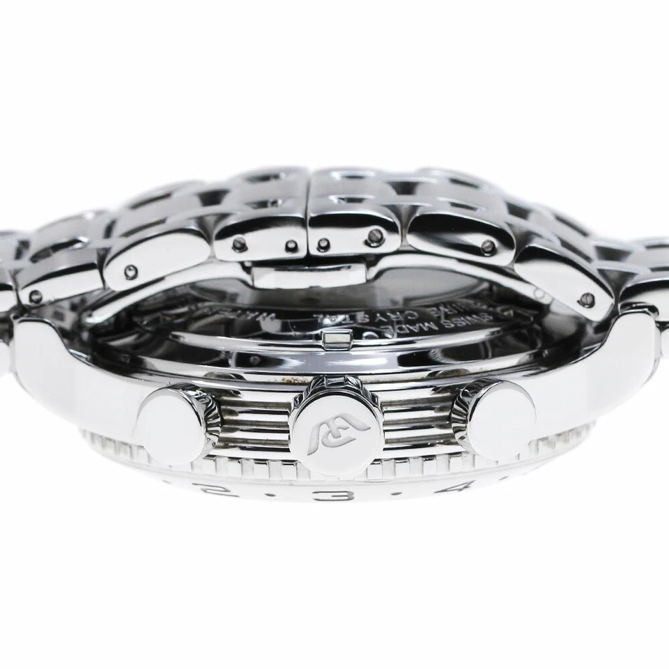 Reloj Philip Cronógrafo Fecha 82.43.981.015 Automático SS Plata 44mm Rango AB+    Foto 2 de 4