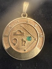 9ct Gold Libra Zodiac Pendant