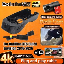 Plug and Play Wifi DVR Dash Cam Camera For Cadillac XT5 Buick Envision 2016-2026