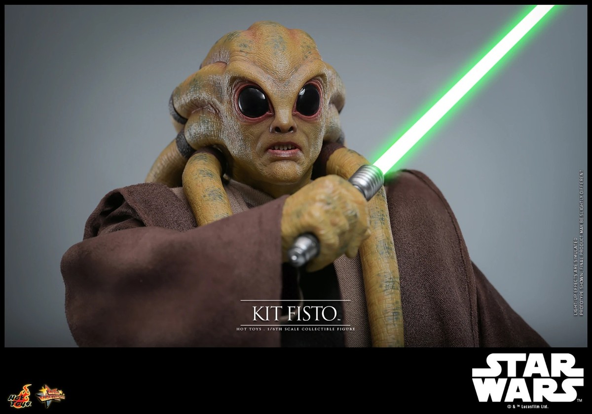 Hot Toys MMS751 Star Wars Ep III ROTS Kit Fisto 1/6 Scale Figure 