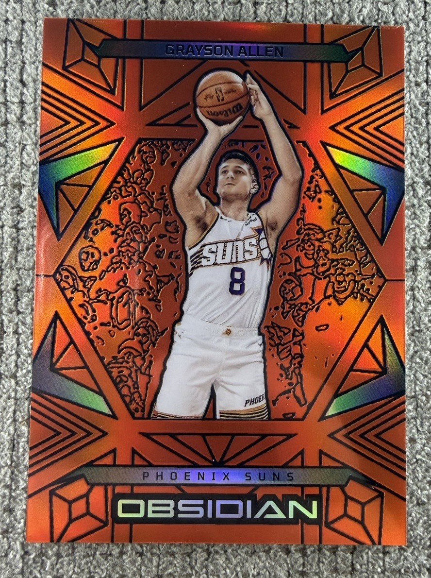 2024-25 Panini Obsidian #30 Grayson Allen Electric Etch Orange Flood #/125