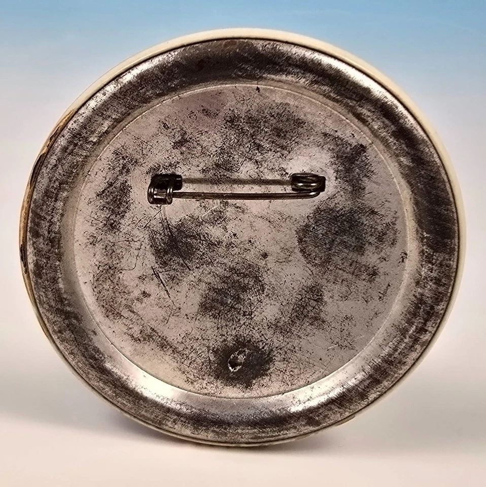 Prendedor botón campaña Franklin D Roosevelt FDR 1940 RARO Hake no listado 3,5" grande Foto 3 de 4