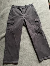 Dickies Cargo Work Pants Men's 34 W x 30 L Straight Leg Black