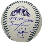 Sammy Sosa Mark McGwire Signed 1998 All Star Baseball w/ Insc Beckett W BAS COA