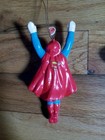 VINTAGE 1979 SUPERMAN WONDER WOMAN CERAMIC CHRISTMAS ORNAMENTS- NICE CONDITION — photo 5