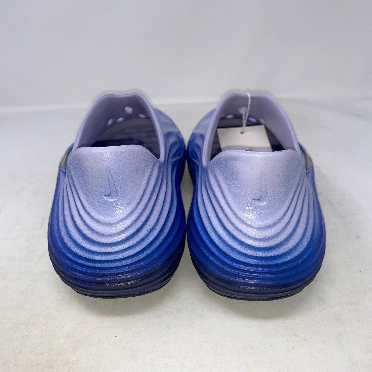 Nike ReactX Rejuven8 Gradient Blue Slipper Slide Sandals, Size 9