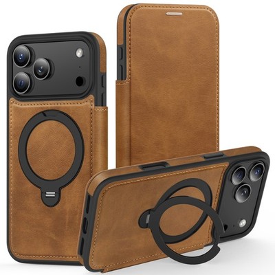 Magnetic Flip Leather Wallet Case Stand For iPhone 17 Pro Max Air 16 15 14 13 12