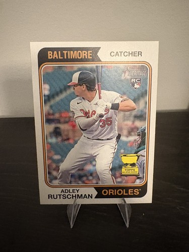 Adley Rutschman [Nickname Variation] #7 2023 Topps Heritage card