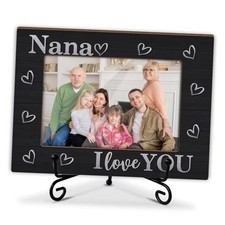 Picture Frame, Wooden Photo Frame with Stand, Grandma Gifts Birthday Gifts Nana