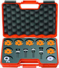 Cmt 923.001.11 Set Di 7 Frese a Disco Z3 Hw Con 4 Mandrini S=8