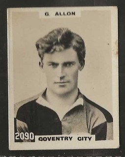 PINNACE FOOTBALL PINNACE BACK #2090 COVENTRY CITY G. ALLON