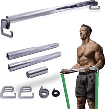 Fitness Resistance Band Exercise Bar Full Body Workout Bar4, Bar4