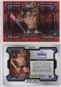 2024 Panini Prizm WWE Red Pulsar Prizm /399 Randy Orton #17