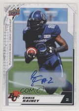 2020 Upper Deck CFL Auto Chris Rainey #36 Auto l5j