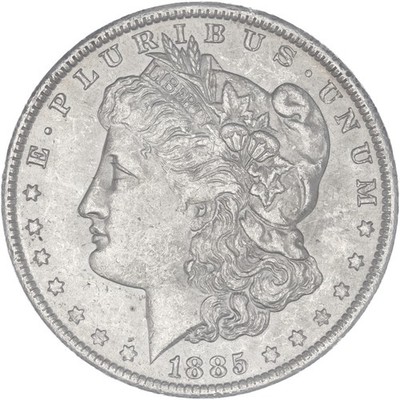 1885 O Morgan Dollar AU+ (Slider) See Pics K398