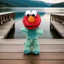 Sesame Street Dino Stomp Elmo 13" Plush Stuffed Animal Pal Sings and Dances