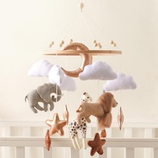 Baby Mobile for Crib, Crib Boys Girls, Animal Kingdom