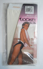 Vintage 1989 Jockey for Her French Cut Panty Size 7 Ivory