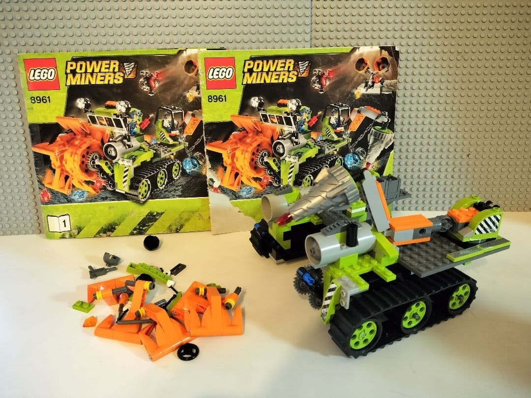 LEGO Power Miners Crystal Sweeper 8961 In 2009 Used Retired W