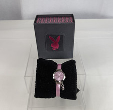 Orologio da polso donna Playboy rosa 2003 orologio coniglietto charm con scatola