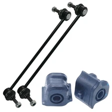 Front Stabiliser Anti Roll Drop Links And D Bushes x2 For Toyota Estima 2WD 06-