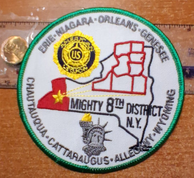 American Legion, Mighty 8th District NY, patch