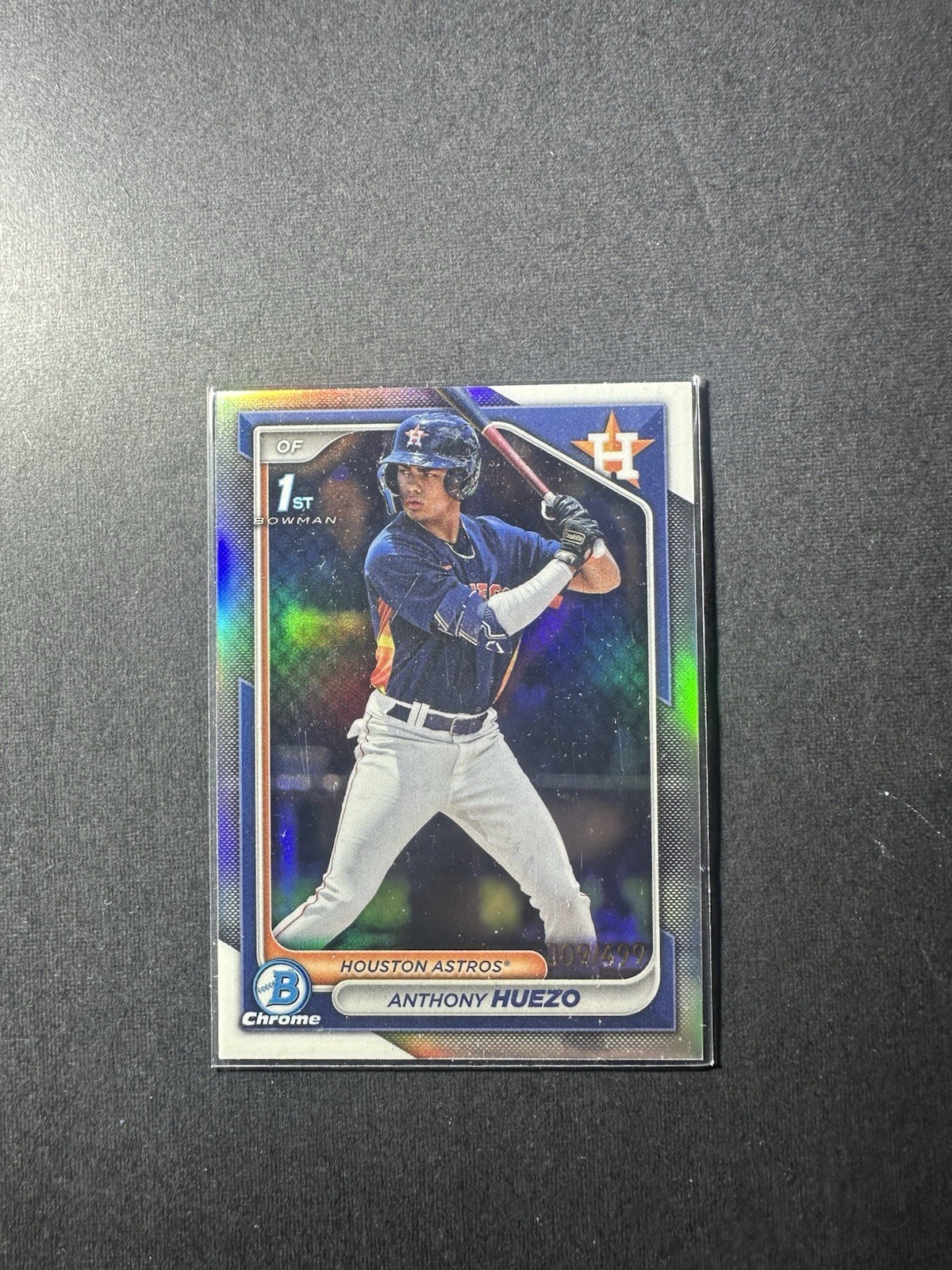 2024 Bowman Chrome 1st REFRACTOR Anthony Huezo /499 Astros Prospect BCP-108