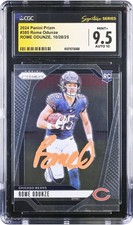 Rome Odunze Bears Signed '24 Panini Prizm Orange Ink #385 CGC 9.5/10 Rookie Card