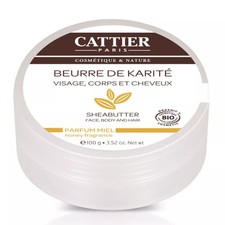 Cattier Beurre de Karité Bio Parfum Miel 100 g