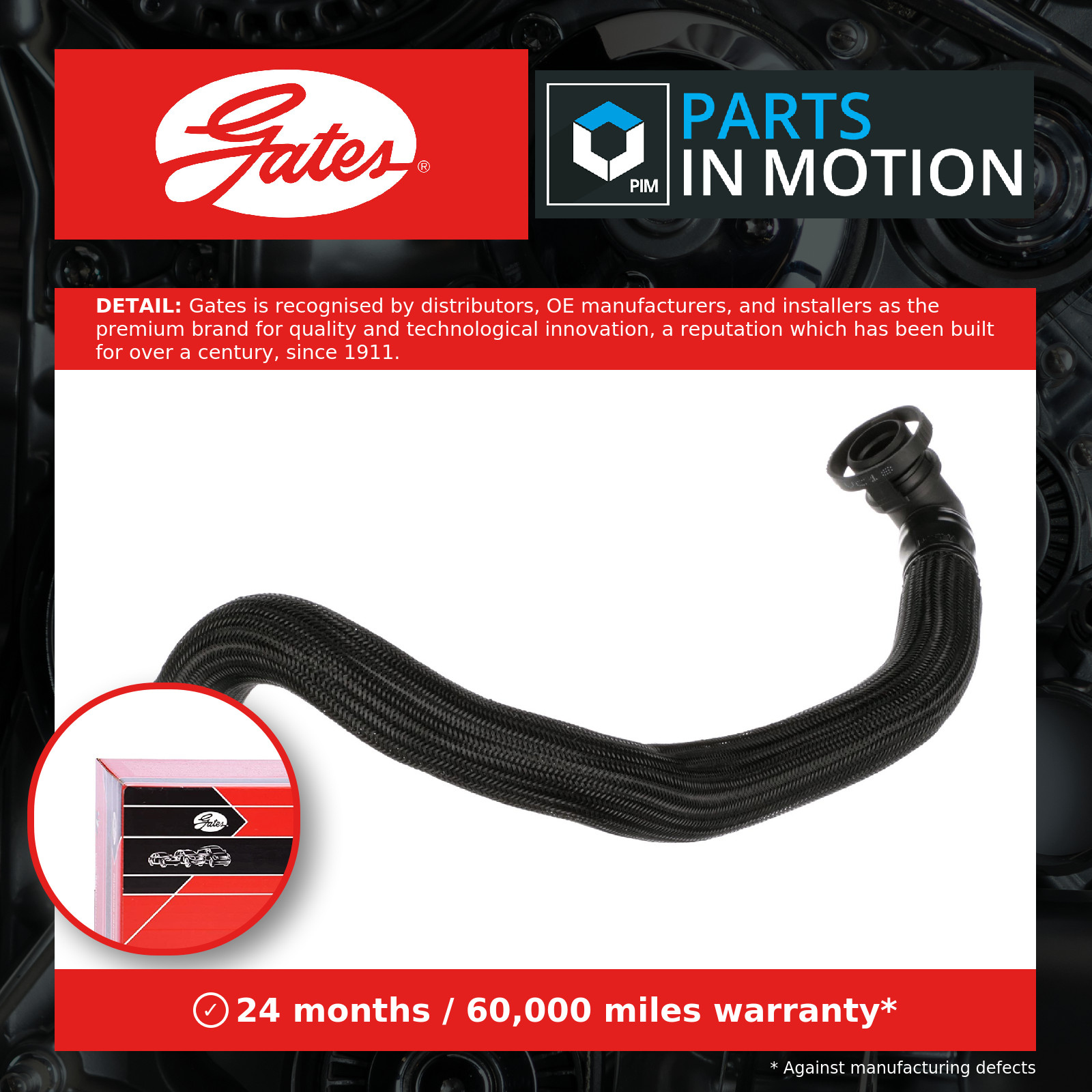 Gates EMH442 Crankcase Ventilation Hose Fits Mini - Image 14