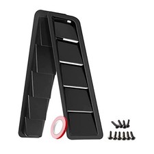 Car Hood Vent Scoop Cold Air Flow Intake Fitment Bonnet Cover Hood Gloss Black