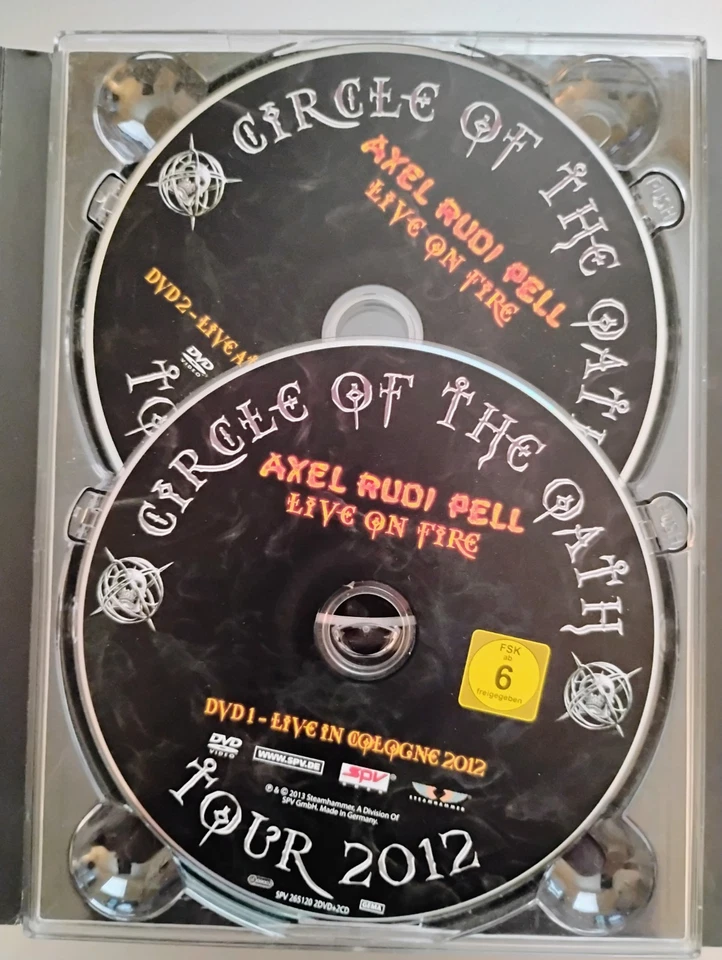 Axel Rudi Pell Circle Of The Oath Tour 2012 Live On Fire (4 Discs: 2 CDs+2 DVDs) Foto 2 de 4