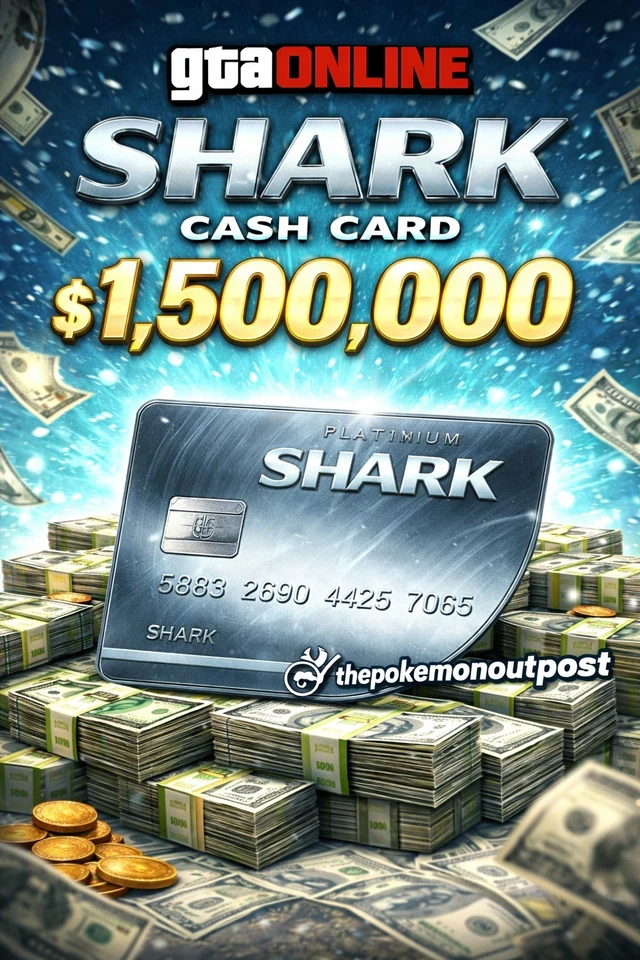 $1,500,000 GTA Great White Shark Card - PS5 Only