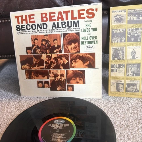 Beatles - Second Album - US 1964 LP Capitol T2080-Vinyl   - VG