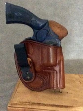 Ruger SP101 IWB Concealed Tuckable Custom Leather Holster by ETW Holsters, NC